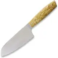 Nordic Knife Design Santoku 165 chef´s knife, curly birch