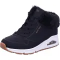 SKECHERS for woman/girl. 310539L Ankle Boots Uno Fall Air black (38), 3 to 5 cm, Zip, Casual, children's fashion