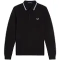 Fred perry for man. M3636 Polo Twin Tipped navy (XXL), Casual, Cotton, Long sleeve