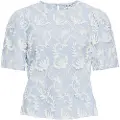 Object Mya Kort Ermet Bluse