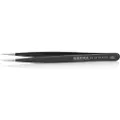 Knipex 92 21 01 ESD, Rustfritt stål, Sort, Spiss, Rett, 17 g, 11 mm