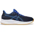 Asics unisex for kids. 1014A267 Trainers Patriot 13 GS navy (39.5), Flat, Laces, Sport, Multisport, children's fashion