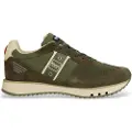 Blauer for man. S5TOKYO01 Leather Sneakers Tokyo01 green (44), Flat, Laces, Casual
