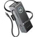 EcoFlow RAPID 25K 170W - 2x Innebygde 100W USB-C-kabler Nødlader - Svart - 25000 mAh