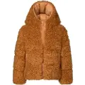 Save the Duck for girl. J32369G-CURL21 Brown Kenda Coat (16años= 166cm), Casual, Polyester, children's fashion