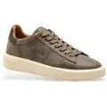 Blauer for man. F5BUCK01 Scarpa taupe leather shoes (41), Flat, Laces, Casual