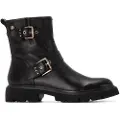 Carmela for woman. 16259101-NEGRO Leather ankle boots 162591 black (38), Flat, Zip, Casual