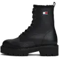Tommy Hilfiger for woman. EN0EN02906 Urban Leather Ankle Boots black (42), 1 to 3 cm, Zip, Casual