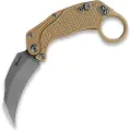 Reate EXO-K Stonewash foldekniv, tan