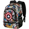 KARACTERMANIA Marvel Captain America Comic Ryggsekk