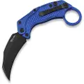 Reate EXO-K Black PVD foldekniv, blå