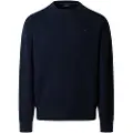 Hackett London for man. HM7000075 Plain wool jumper navy (XXL), Casual