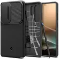 Spigen Optik Armor-etui med kamerabeskyttelse for Samsung Galaxy S25 Ultra - Svart