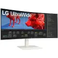 LG UltraWide 38BR85QC-W Monitor 95,29cm (37,5 Zoll) - QHD+, IPS, 1ms, 144Hz, HDMI, DisplayPort, USB-Hub, Ethernet [Energieklasse F] (38BR85QC-W.AEU)