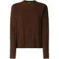 Pepe Jeans for woman. PL7000054 Cosma jumper brown (L), Casual, Polyester