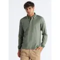 Bendorff for man. 831285623 Contrast green polo shirt (M), Casual, Cotton, Long sleeve