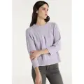 LOIS Jeans for woman. 453302892 Lilac Isabel Inna jumper (XXL), Casual, Purple, Cotton