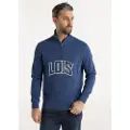 LOIS Jeans for man. 166253512 Sweatshirt Andre Java blue (L), Casual, Cotton