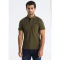 LOIS Jeans for man. 130584000 Filipo Classic green polo shirt (M), Cotton, Short sleeve