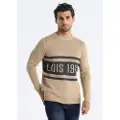 LOIS Jeans for man. 176742829 Mauro Romeo brown jumper (3XL), Casual, Cotton, Acrylic
