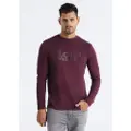 LOIS Jeans for man. 158363494 Hugo Teo T-shirt maroon (XXL), Casual, Cotton, Long sleeve