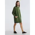 LOIS Jeans for woman. 448642873 Dress Julene Hegoa green (XS), Casual, Cotton, Long sleeve