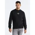 LOIS Jeans for man. 166163458 Fusion Vulcan sweatshirt black (L), Casual, Cotton