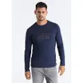 LOIS Jeans for man. 158363494 Hugo Teo navy T-shirt (XS), Casual, Cotton, Long sleeve