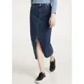 LOIS Jeans for woman. 411642752 Maryna Capri skirt navy (27), Casual, Cotton, Denim