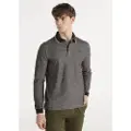 Bendorff for man. 831285623 Contrast grey polo shirt (S), Casual, Cotton, Long sleeve