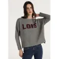 LOIS Jeans for woman. 453282883 Ines Nash jumper grey (XL), Casual, Acrylic