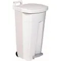 Rossignol Affaldsspand Rossignol, 90 L, med pedal, hvid