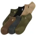 Ralph Lauren for man. 449958848001 Set of 6 pairs of multicoloured ankle socks (42-46), Homewear, Multicolor, Cotton