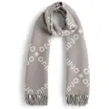 Liu Jo for woman. 2F5039-T0300 Grey jacquard stole (OSFA), Casual, Polyester