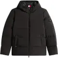 Tommy Hilfiger for man. MW0MW40616 Quilted Hooded Jacket black (L), Casual, Recycled Polister, Sustainable