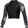 Mystic Jayde Crop Vest Rashguard Med Lange Ermer Til Dame