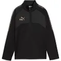 Puma KING Football Training Winter Quarter-Zip Top Youth, Clothing, Black/Gold, 5-6Y