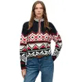 Superdry Intarsia Genser Med Halv Glidelås