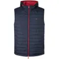 Hackett London for man. HM402923 Heritage Vest navy (XS), Red, Casual, Polyester