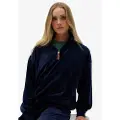 Superdry Country Club Velour Halv Glidelås Genser