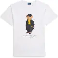 Ralph Lauren for woman. 211A87615002 Polo Bear T-shirt white (M), Casual, Cotton, Short sleeve