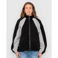 Rusty Two Sides Sherpa Fleecejakke svart