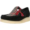 Clarks Shoes for woman. 26183811 Wallabee T Bar shoes black (38), 3 to 5 cm, Buckle, Casual
