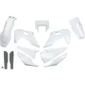 Ufo Husqvarna Te/fe 2020-2023 With Headlight Hukit623f-999w Fork Protectors & Plastsett