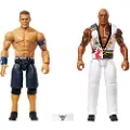 Mattel Wwe Hovedkamp-oppgjør The Rock Sluttsjef Vs John Cena Actionfigurer 15 Cm 2 Enheter