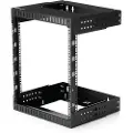 StarTech.com 12u Veggmontert åpent Justerbart Rack