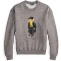 Ralph Lauren for woman. 211A87104001 Fleece sweatshirt with grey Polo Bear (S), Casual, Cotton