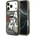 Karl Lagerfeld Liquid Glitter Choupette Logo Magsafe Iphone 17 Pro Telefondeksel