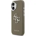 GUESS Grained Big 4g Classic Logo Iphone 17 Pro Telefondeksel