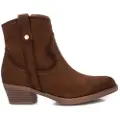 Xti for woman. 14203901-CAMEL Ankle boots 142039 brown (35), 3 to 5 cm, Zip, Casual